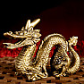 Feng shui statuette Chinese dragon guardian 14 cm