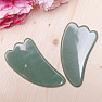 Flip-shaped aventurine gua sha