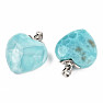 Larimar pendant Heart Ag 925