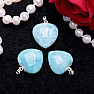 Larimar pendant Heart Ag 925