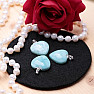 Larimar pendant Heart Ag 925