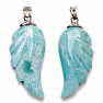 Larimar pendant Wing Ag 925