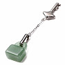 Aventurine green pendant Lock with key