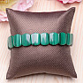 Malachite plate bracelet extra