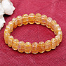 Citrine cut bracelet plate extra ovals