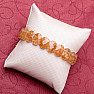 Citrine cut bracelet plate extra ovals