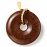 Obsidian mahogany donut with snake