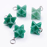 Aventurine green pendant Merkaba star