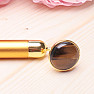 Massage roller face roller vibrating with tiger eye