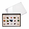 Gift set of semi-precious stones in a box - 15 pieces