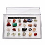 Gift set of semi-precious stones in a box - 24 pieces