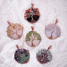 Aventurine Green Amethyst Tree of Life Pendant