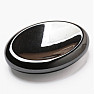 Hematite oval massage pad dark gray