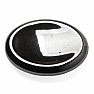 Hematite oval massage pad dark gray