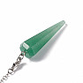 Aventurine Green Chakra Pendulum Symbol of the Triple Goddess