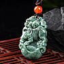 Jadeite with string Chinese zodiac Ox