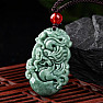 Jadeite with string Chinese zodiac Dragon