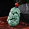 Jadeite with string Chinese zodiac Dog