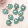 Aventurine green pendant Heart 1.6 cm