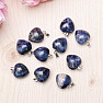 Sodalite pendant Heart 1.6 cm