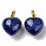 Lapis lazuli pendant Heart 1.5 cm