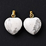 Magnesite pendant Heart 1.5 cm