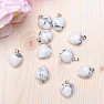 Magnesite pendant Heart 1.6 cm