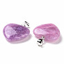 Violet quartz pendant Heart 2.4 cm