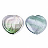 Fluorite massage heart against stress