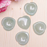 Aventurine green massage tactile heart