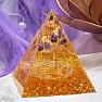 Orgonite Pyramid with Citrine Amethyst Tree of Life