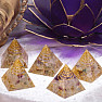 Orgonite pyramid with fluorite small