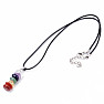 Chakra pendant with waxed string