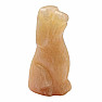 Yellow jade Labrador figurine