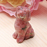 Rhodonite Labrador figurine