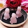 Labrador figurine made of rose quartz