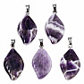 Amethyst pendant Leaf