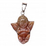 Agate Indian angel pendant