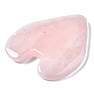 Big Heart Rose quartz Gua Sha