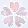 Big Heart Rose quartz Gua Sha