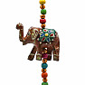 Feng Shui hanging decoration with wooden elephants