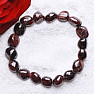 Garnet bracelet oval