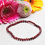 Garnet bracelet AA quality cut beads extra 4 mm