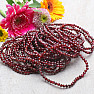 Garnet bracelet AA quality cut beads extra 4 mm