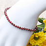 Garnet bracelet AA quality cut beads extra 4 mm