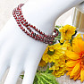 Garnet bracelet AA quality cut beads extra 4 mm