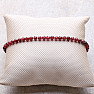 Garnet bracelet AA quality cut beads extra 4 mm