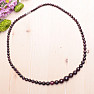 Garnet necklace made of beads