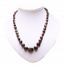 Garnet necklace made of pebbles