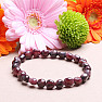 Garnet bracelet made of irregular stones